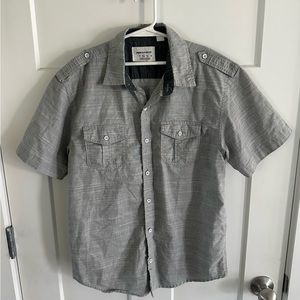Boy Paper Denim Button Up/Down Camp Shirt Sz.10/12
